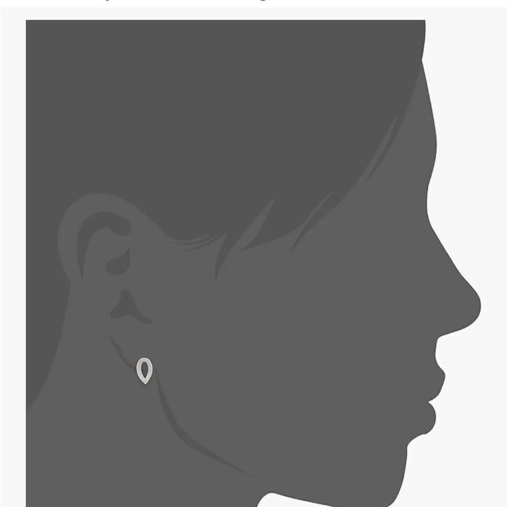Polaris stud earrings asymmetrical design by nOIr jewelry collection